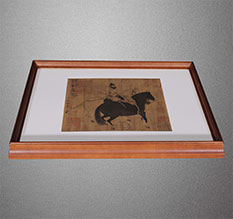 湛河书画装裱配框服务案例